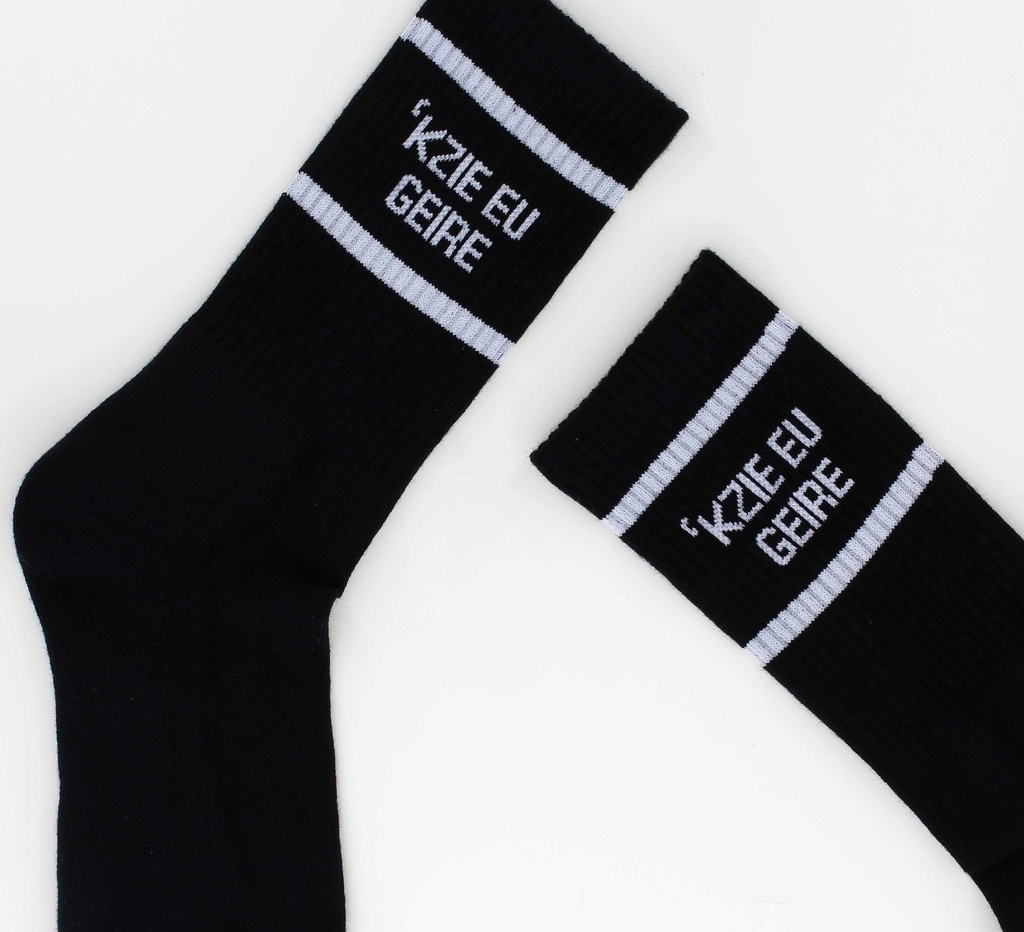 Sokken 'k Zie u geire (zwart)