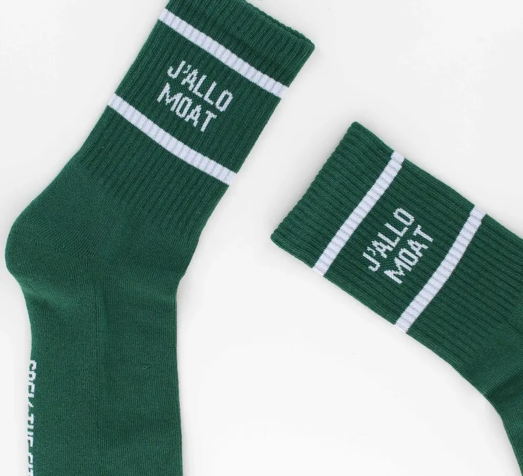 Sokken J'Allo Moat (donkergroen)