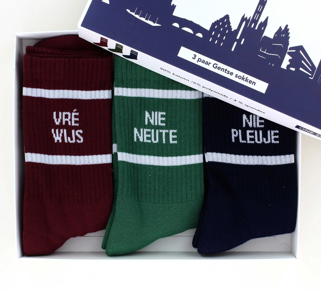 Sokkenbox 3 kleuren