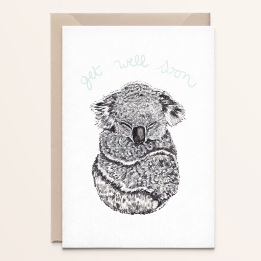 Wenskaart Koala - knuffel