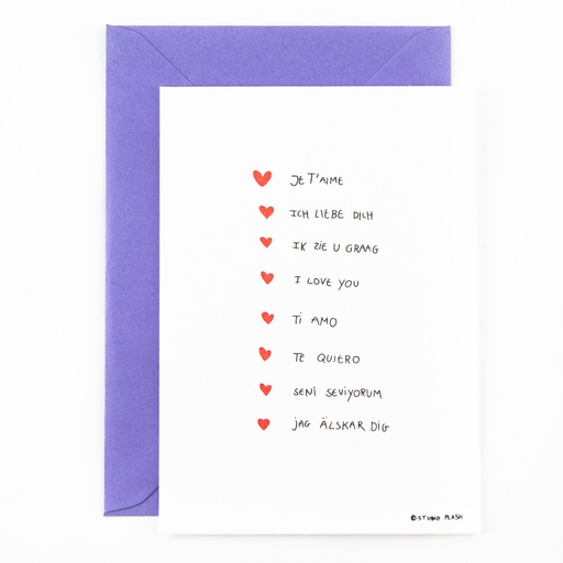 Love in different languages