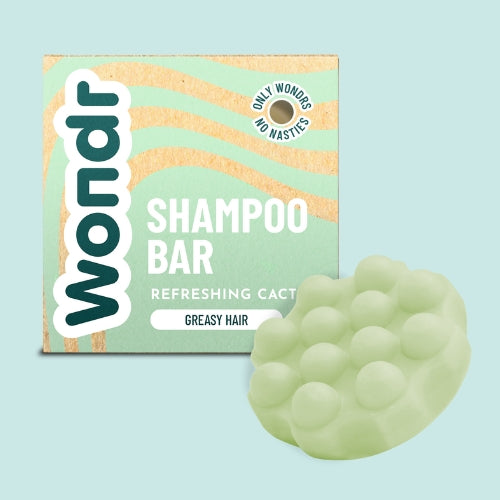 Wondr Refreshing Cactus shampoo bar - voor vet en futloos haar 