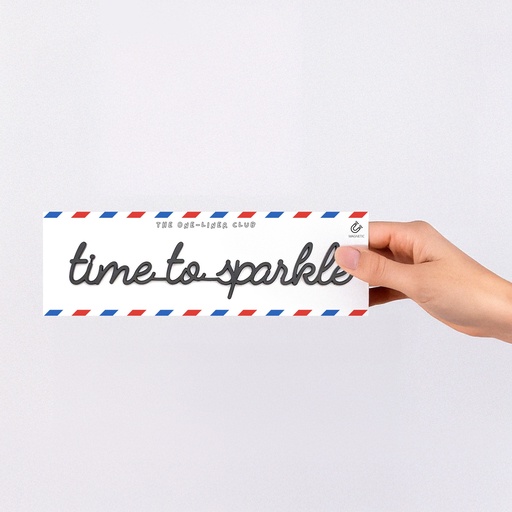 Time to sparkle
