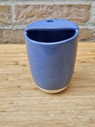 [W3] On the go drinkbeker blauw