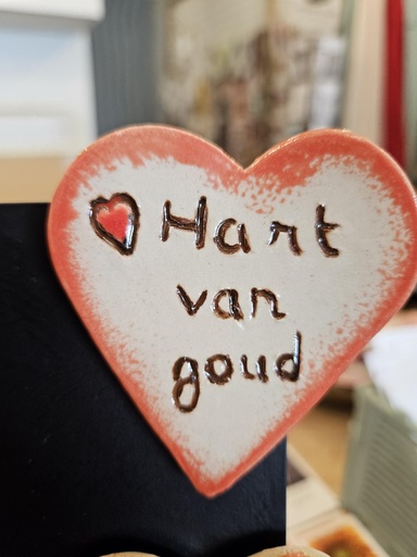 Magneet hart van goud