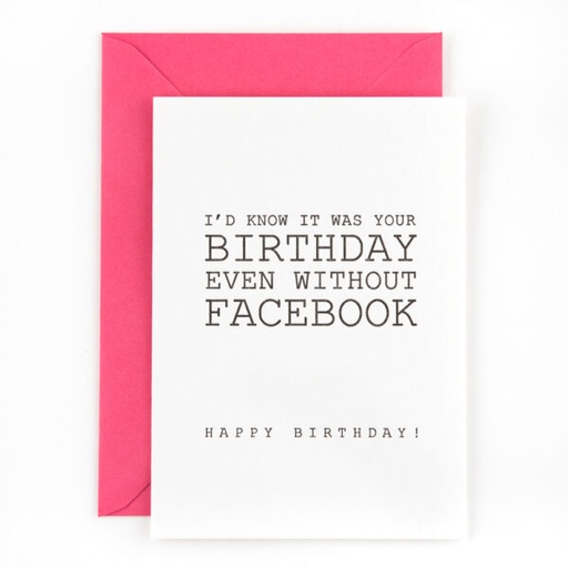 Facebook birthday