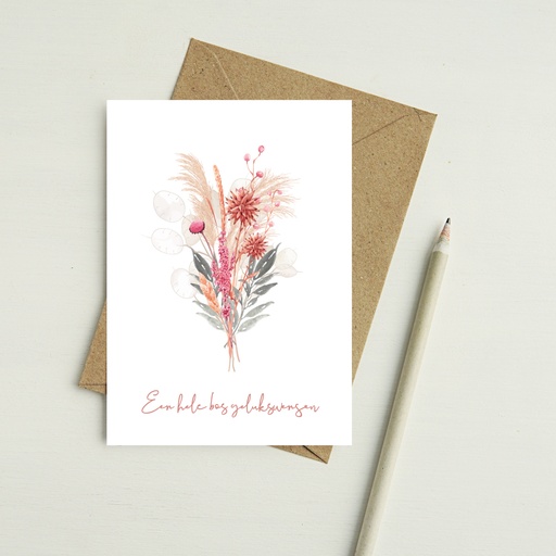 Een hele bos gelukwensen