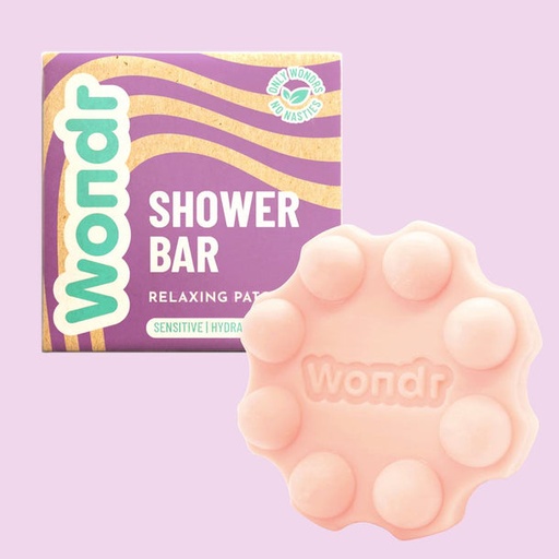 Wondr Relaxing Patchouli shower bar - droge en gevoelige huid