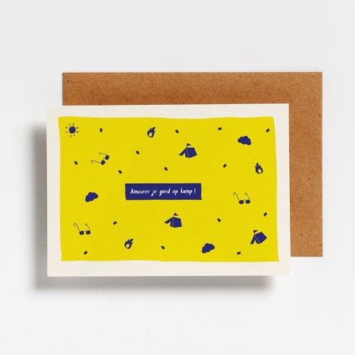 Amuseer je goed op kamp