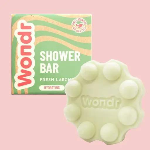 Wondr Fresh Larch shower bar - alle huidtypes