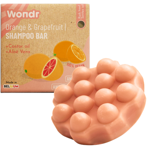 Wondr Juicy Orange shampoo bar - anti-roos