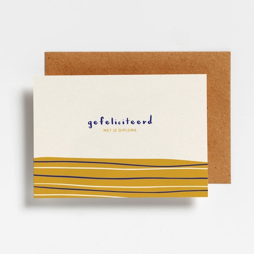 Gefeliciteerd met je diploma