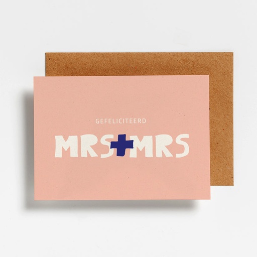 Gefeliciteerd Mrs & Mrs 