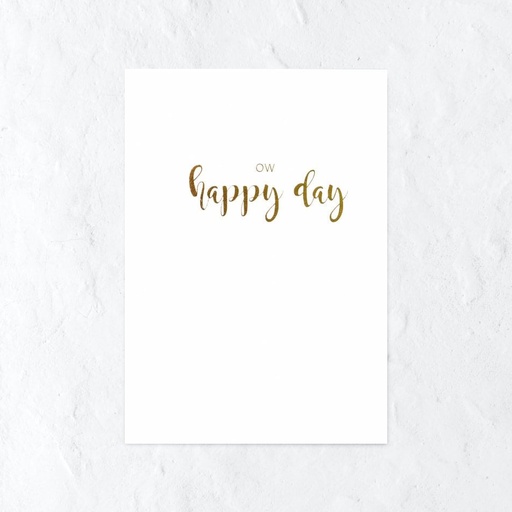Ow happy day