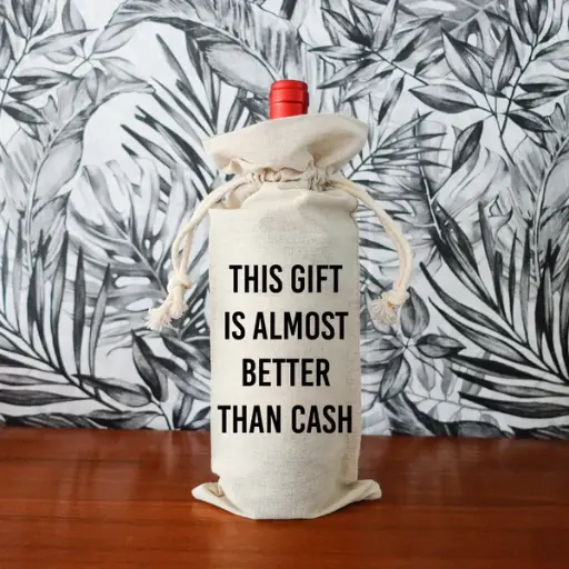 Geschenkverpakking fles - Almost better than cash