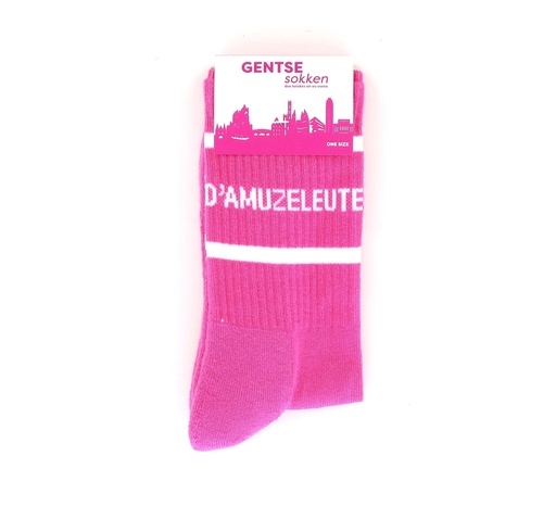 Sokken d'Amuzeleute (roze)