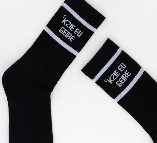 Sokken 'k Zie u geire (zwart)