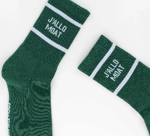 Sokken J'Allo Moat (donkergroen)