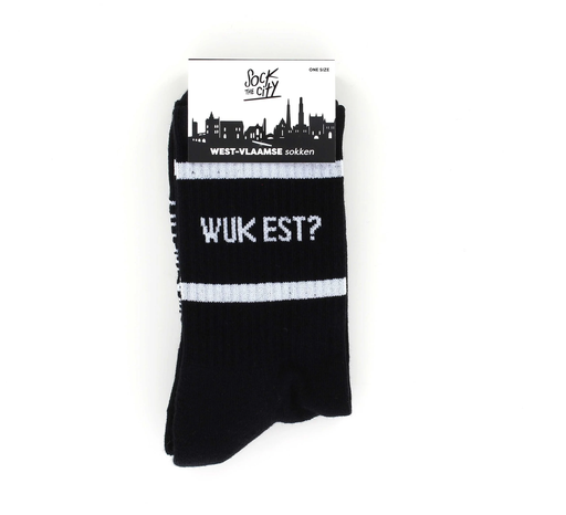 Sokken Wuk Est? (zwart)