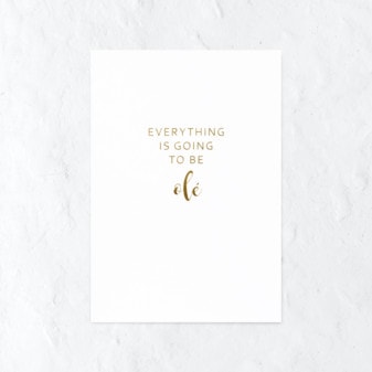 Everything is going to be olé