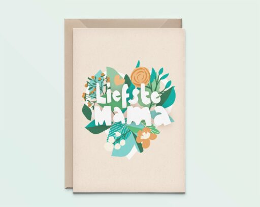 Wenskaart Liefste mama - moederdag